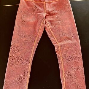 Lululemon Athletica Coral Leggings